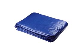 Plachta zakrývací PROFI, 2 x 3 m, 140 g/m², modro - stříbrná, ENPRO