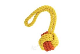 HRAČKA - HIPHOP kombinovaný míč MONTY  na šňůře 29cm