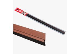 Dveřní těsnící lišta, d.1m /hnědá/ Jolyflex 48400