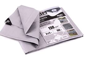 Plachta zakrývací BigMat 130g ŠEDÁ 3x5m /102272/
