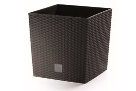 Květináč Rato Low 22,3*22,3*22,8cm, hnědý /344640/