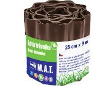 Lem trávníku 25cm x 9m hnědý /715902/