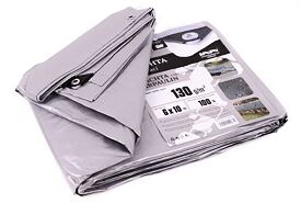 Plachta zakrývací BigMat 130g ŠEDÁ 6x10m /102276/