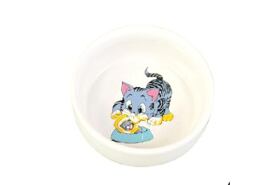 MISKA keramická malovaná kočka/motiv (trixie)0,3/11cm (6800095)