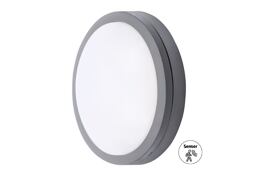 LED venkovní osvětlení SIENA, sensor, šedé, 20W, 1500lm, 4000K, IP54 /WO781-G-M/