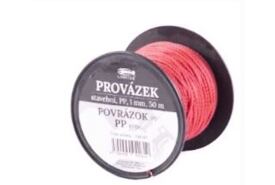 Provázek 1mm x 50m červený  /104181/