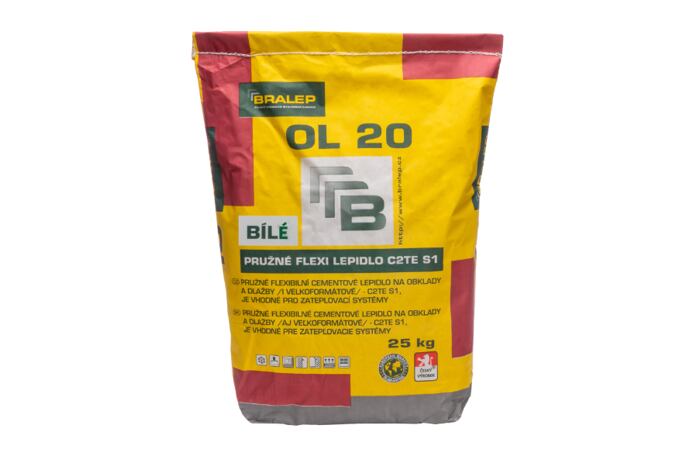 BRALEP OL20B - 25kg - lepidlo flex na anhydrit /BÍLÉ/
