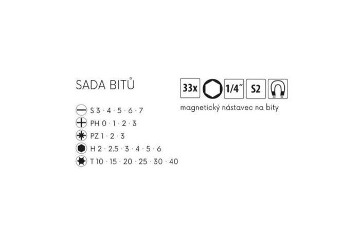 SET bitů 33 ks, S2