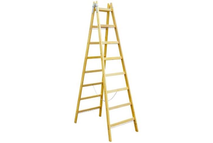 Štafle dřevěné, 4 příčky, L = 136,5 cm, ENPRO