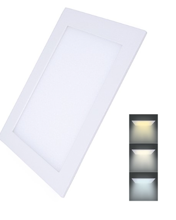 1 LED podhledový panel , 24W, 1800lm, 3,4,6000K, čtvercový 300*300 /WD145/