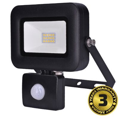 LED reflektor PRO se senz 10W, 920lm, 5000K IP44 /WM-10WS-L/