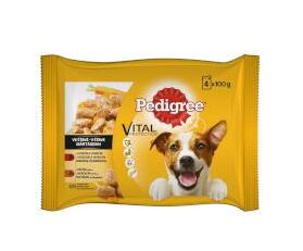 PEDIGREE kapsa 4 ks ADULT hovězí, jehněčí, krůtí,mrkev (1400005)