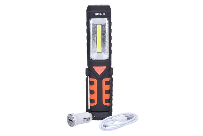 LED Pracovní led lampa nabíjecí 3W180+80lm /WM16/