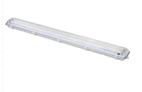 Stropní osvětlení prachotěsné, G13, pro 2x 120cm LED /WO512/