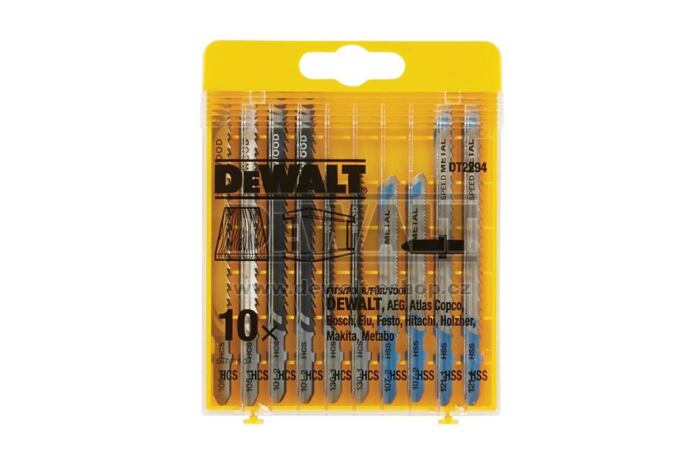 DT2294-QZ, náhradní pilové plátky mix, 10ks /DeWALT/