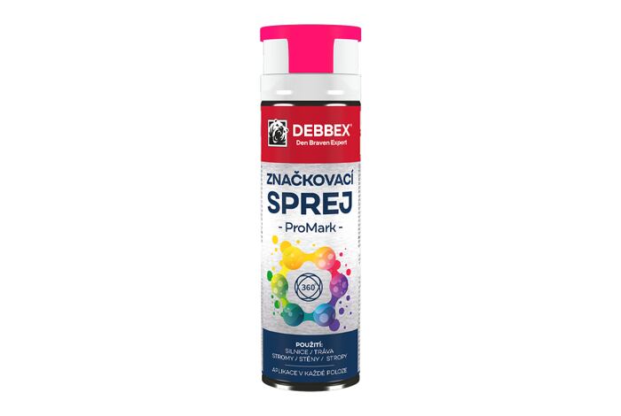 Den Braven-Značkovací sprej PROMARK 500ml  TP00007DBX  růžová