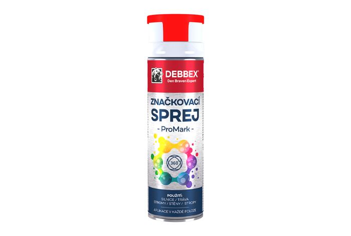 Den Braven-Značkovací sprej PROMARK 500ml TP00002DBX  červená