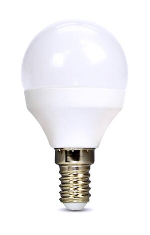 LED žárovka, miniglobe, 6W, E14, 4000K, 450lm /WZ417/  DOPRODEJ