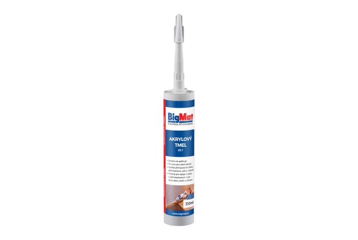 Akrylový tmel,bílý 280ml Bigmat /20102BIG/