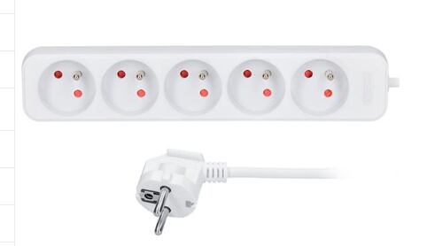 5z prodlužovací přívod, 3m, 3 x 1mm2, bílý /PP42/