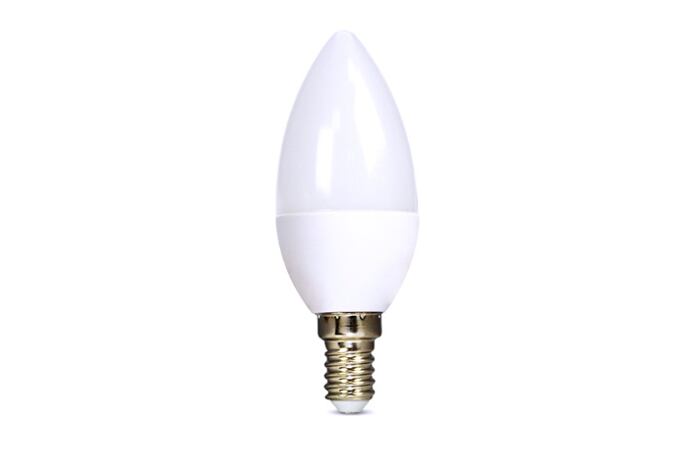 LED žárovka, svíčka, 6W, E14, 3000K, 450lm /WZ409/  DOPRODEJ