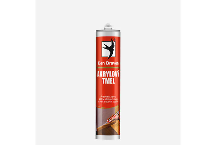Akrylový tmel, hnědý 280ml /20104RL/