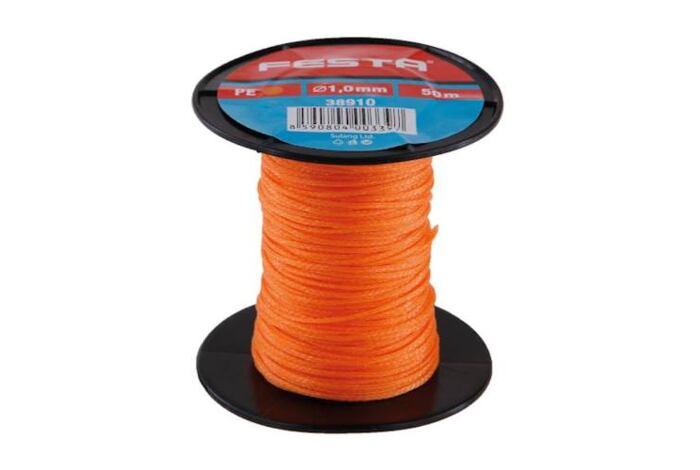 Stavební provázek 1mm/50m oranžový /138910/