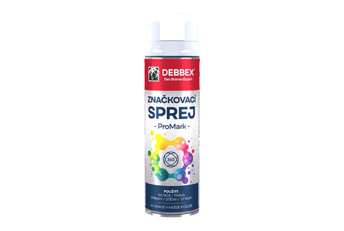 Den Braven-Značkovací sprej PROMARK 500ml/ TP00001DBX  bílá