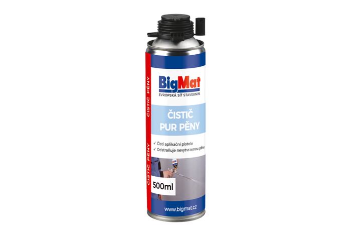 Čistič PUR pěny,500ml BigMat /40410BIG/