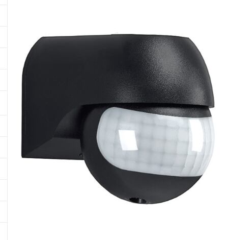 PIR sensor nástěnný, venkovní, černý /WPIR04-B/