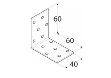 KM 3, 60*60*40 úhelnik montážní
