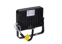 LED reflektor PRO, 10W, 850lm,5000K IP65 230V, černá /WM-10W-L/