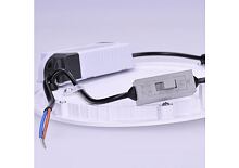 LED panel podhledový, 12W, 900lm, 3,4,6000K, kulatý /WD140/
