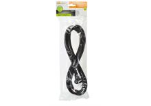 Flexo šnůra 2,5m,2x1mm2 gumová H05RR-F2,černá /PF30/