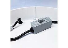 LED panel přisazený, 12W, 900lm, 3,4,6000K, čtver.,bílý /WD171/