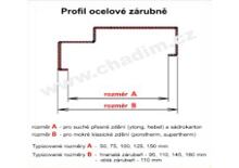 Zárubně do GKB 60 L /tl.125mm/
